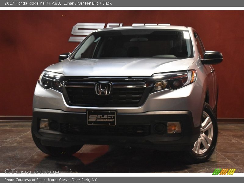 Lunar Silver Metallic / Black 2017 Honda Ridgeline RT AWD