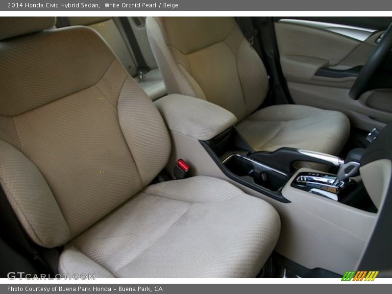 Front Seat of 2014 Civic Hybrid Sedan