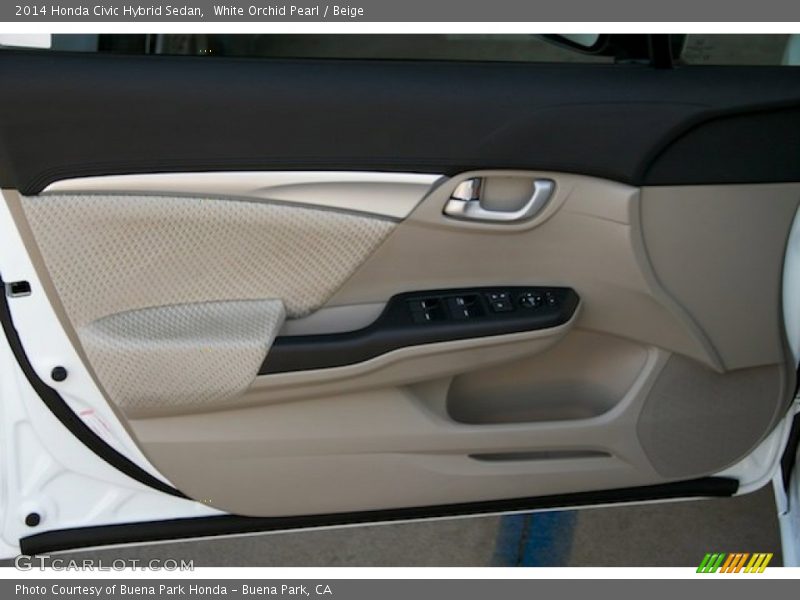 Door Panel of 2014 Civic Hybrid Sedan