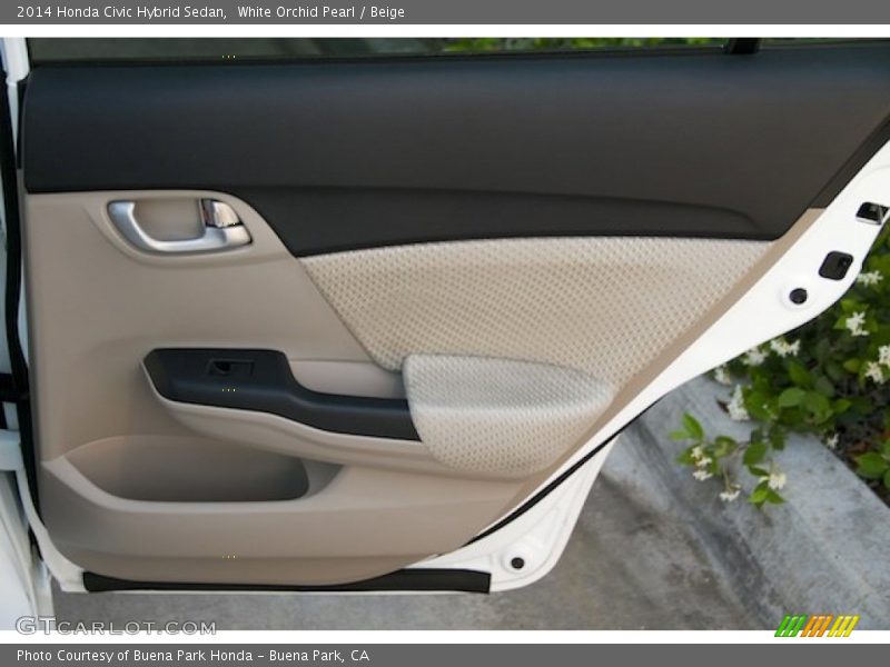 Door Panel of 2014 Civic Hybrid Sedan