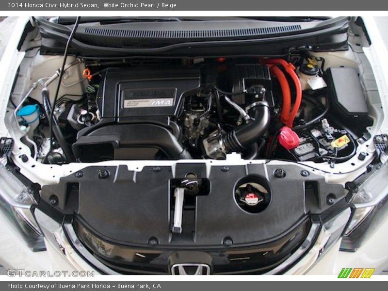  2014 Civic Hybrid Sedan Engine - 1.5 Liter SOHC 8-Valve i-VTEC 4 Cylinder Gasoline/Electric Hybrid