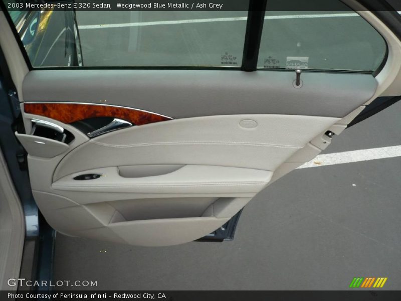 Wedgewood Blue Metallic / Ash Grey 2003 Mercedes-Benz E 320 Sedan