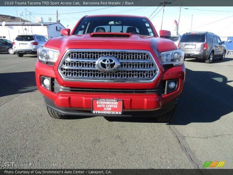 Barcelona Red Metallic / Black 2016 Toyota Tacoma TRD Sport Access Cab