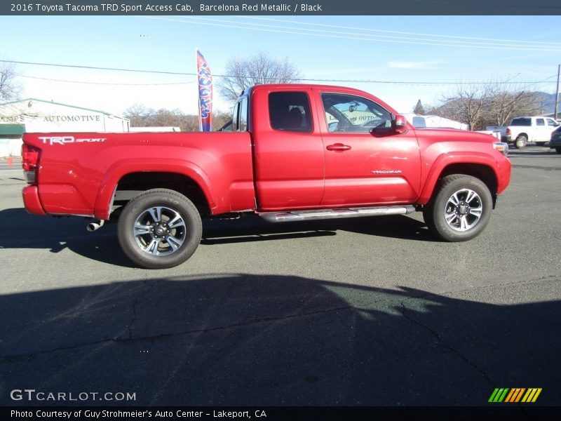 Barcelona Red Metallic / Black 2016 Toyota Tacoma TRD Sport Access Cab