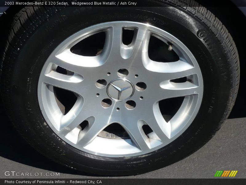 Wedgewood Blue Metallic / Ash Grey 2003 Mercedes-Benz E 320 Sedan