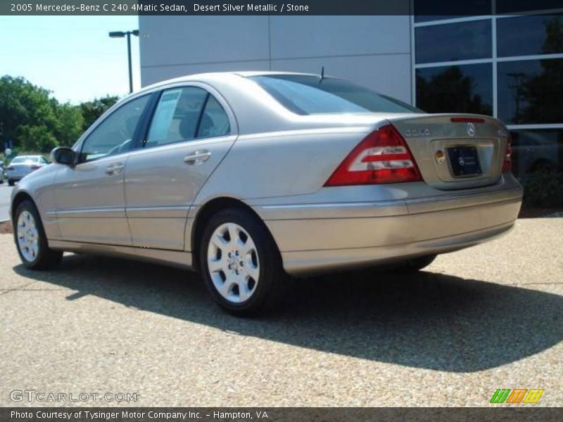Desert Silver Metallic / Stone 2005 Mercedes-Benz C 240 4Matic Sedan