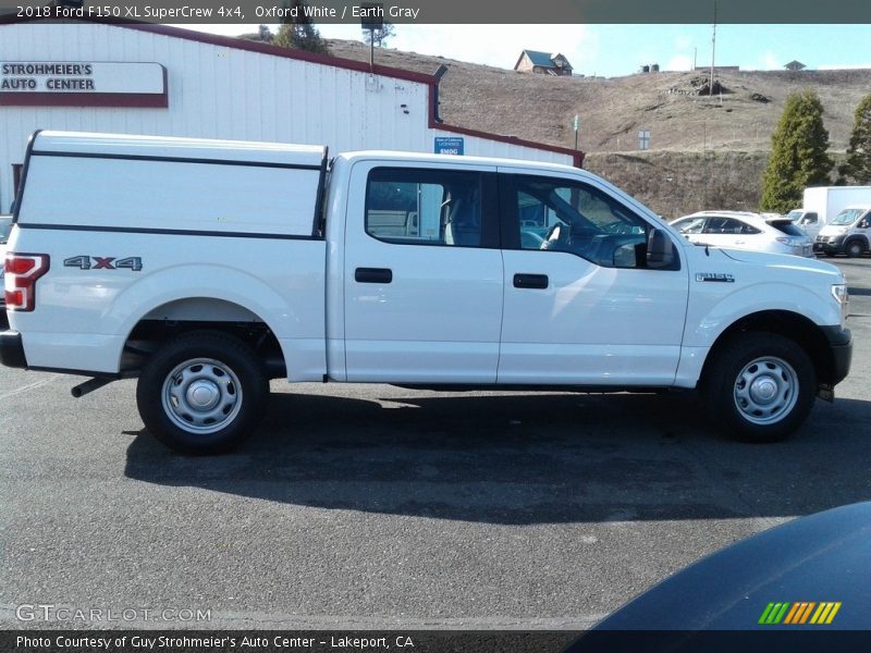 Oxford White / Earth Gray 2018 Ford F150 XL SuperCrew 4x4