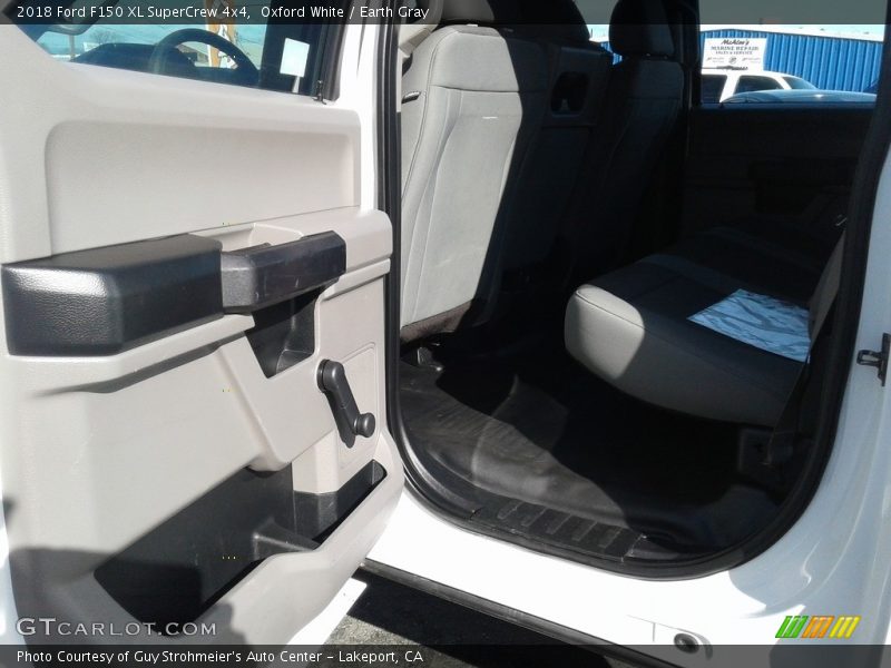 Oxford White / Earth Gray 2018 Ford F150 XL SuperCrew 4x4