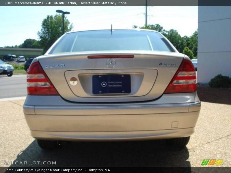 Desert Silver Metallic / Stone 2005 Mercedes-Benz C 240 4Matic Sedan