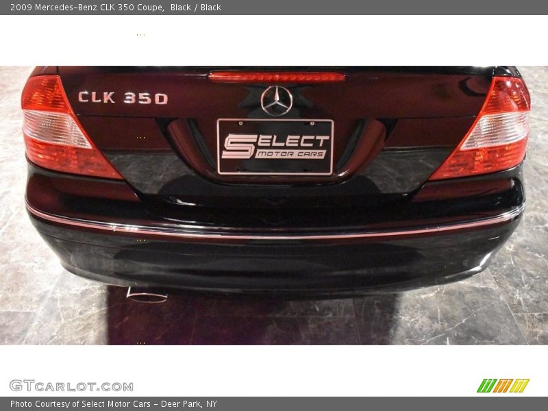 Black / Black 2009 Mercedes-Benz CLK 350 Coupe