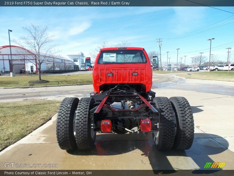 Race Red / Earth Gray 2019 Ford F750 Super Duty Regular Cab Chassis