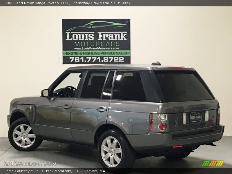 Stornoway Grey Metallic / Jet Black 2008 Land Rover Range Rover V8 HSE