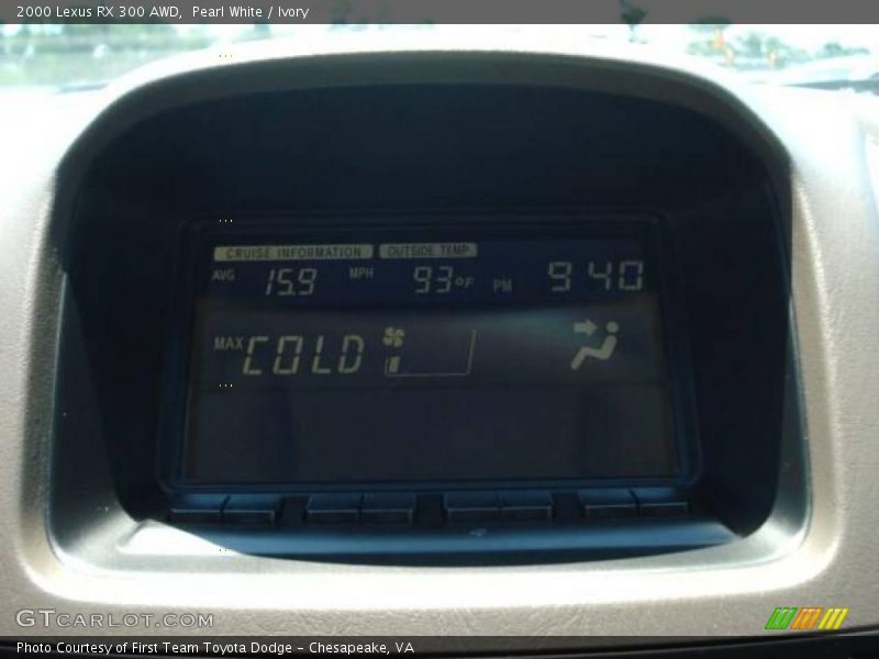Pearl White / Ivory 2000 Lexus RX 300 AWD