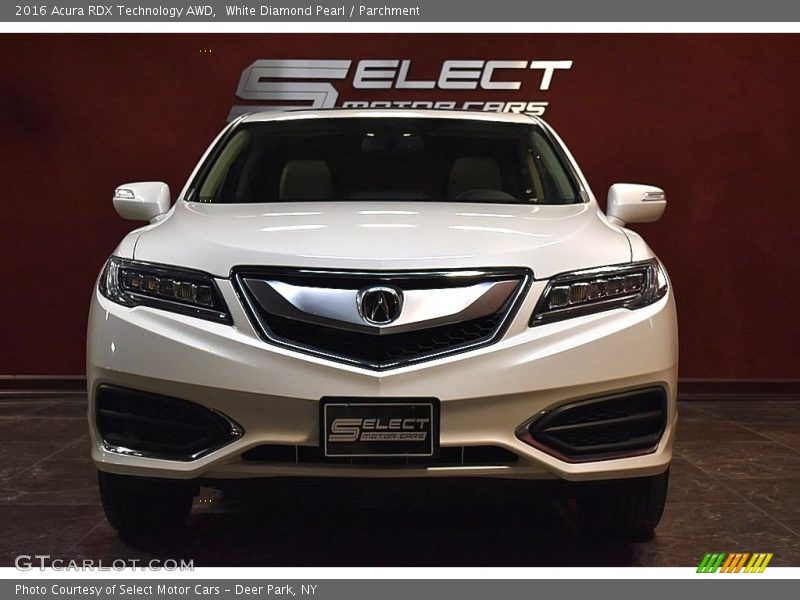 White Diamond Pearl / Parchment 2016 Acura RDX Technology AWD