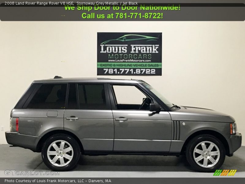 Stornoway Grey Metallic / Jet Black 2008 Land Rover Range Rover V8 HSE