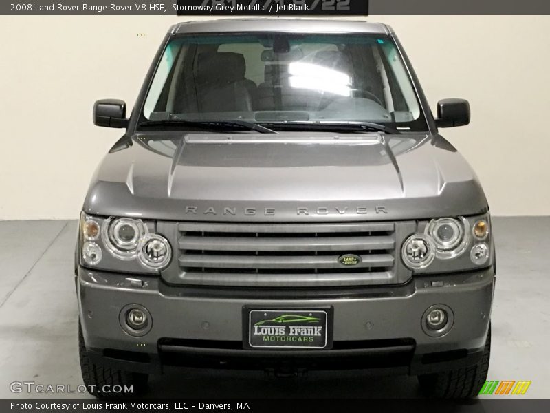 Stornoway Grey Metallic / Jet Black 2008 Land Rover Range Rover V8 HSE