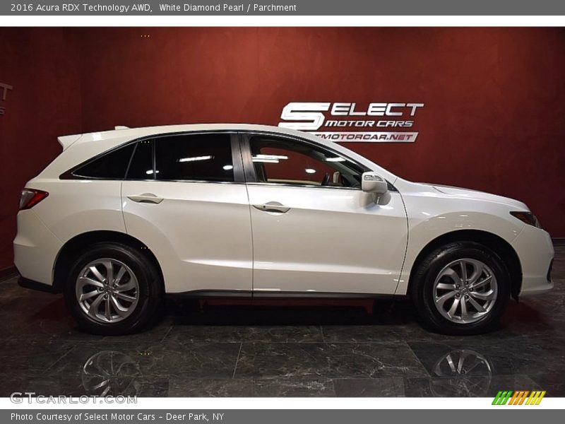 White Diamond Pearl / Parchment 2016 Acura RDX Technology AWD