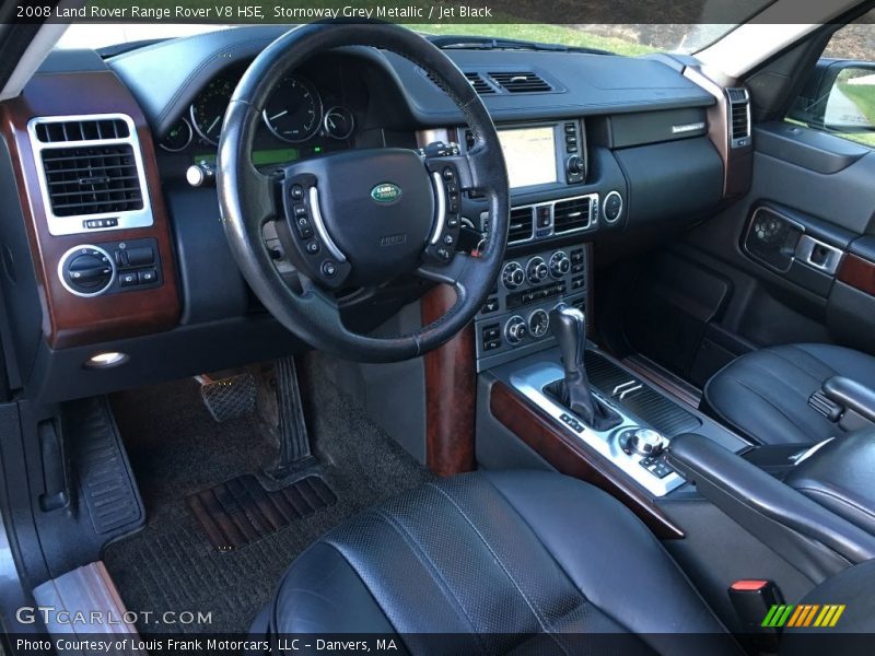 Stornoway Grey Metallic / Jet Black 2008 Land Rover Range Rover V8 HSE