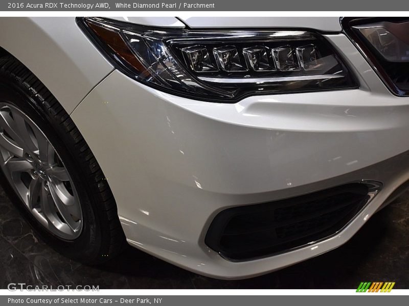 White Diamond Pearl / Parchment 2016 Acura RDX Technology AWD