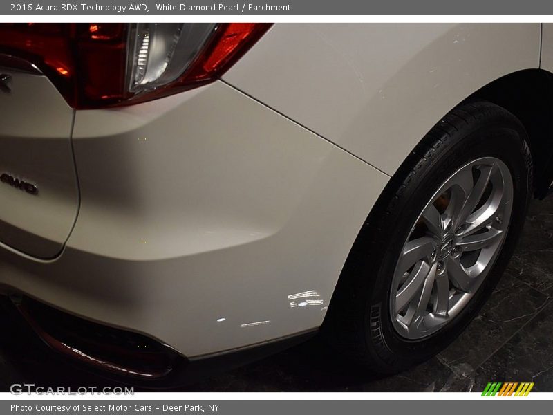White Diamond Pearl / Parchment 2016 Acura RDX Technology AWD