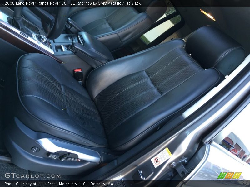 Stornoway Grey Metallic / Jet Black 2008 Land Rover Range Rover V8 HSE