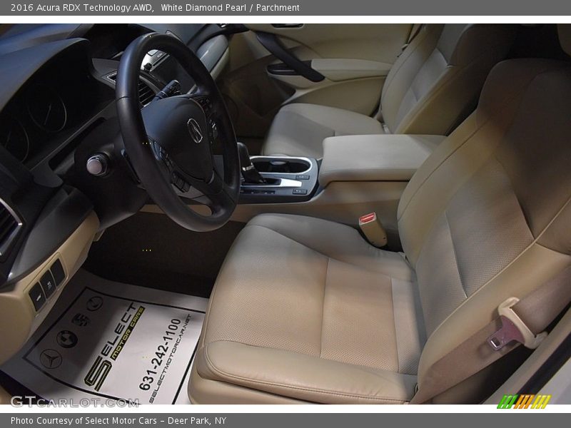White Diamond Pearl / Parchment 2016 Acura RDX Technology AWD