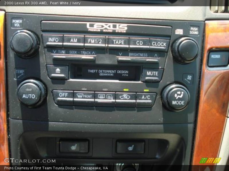Pearl White / Ivory 2000 Lexus RX 300 AWD