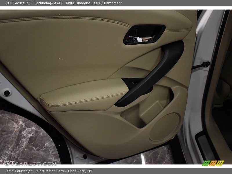 White Diamond Pearl / Parchment 2016 Acura RDX Technology AWD