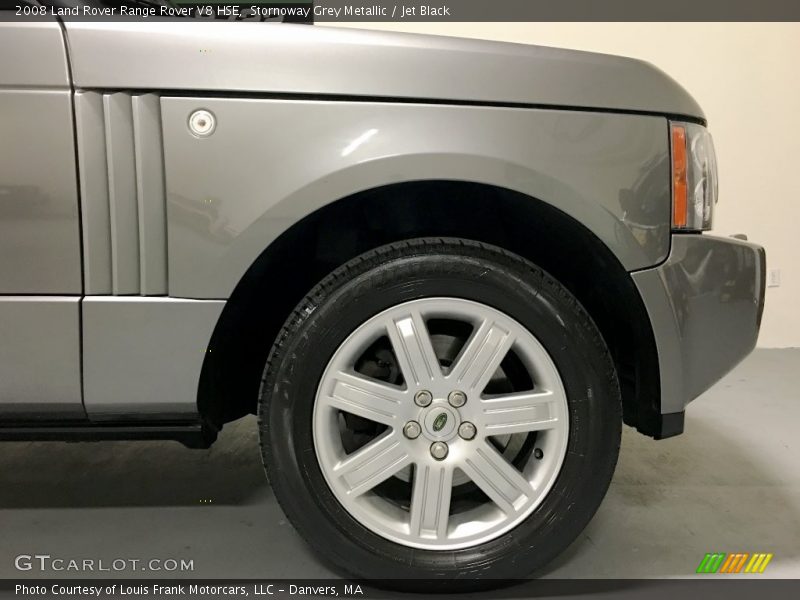 Stornoway Grey Metallic / Jet Black 2008 Land Rover Range Rover V8 HSE