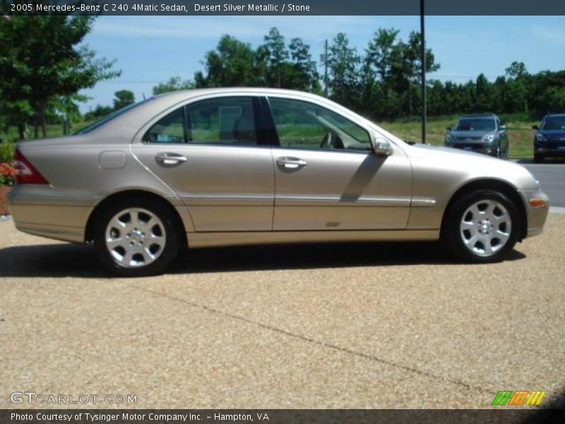 Desert Silver Metallic / Stone 2005 Mercedes-Benz C 240 4Matic Sedan