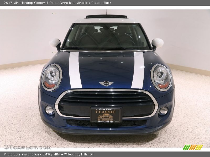 Deep Blue Metallic / Carbon Black 2017 Mini Hardtop Cooper 4 Door