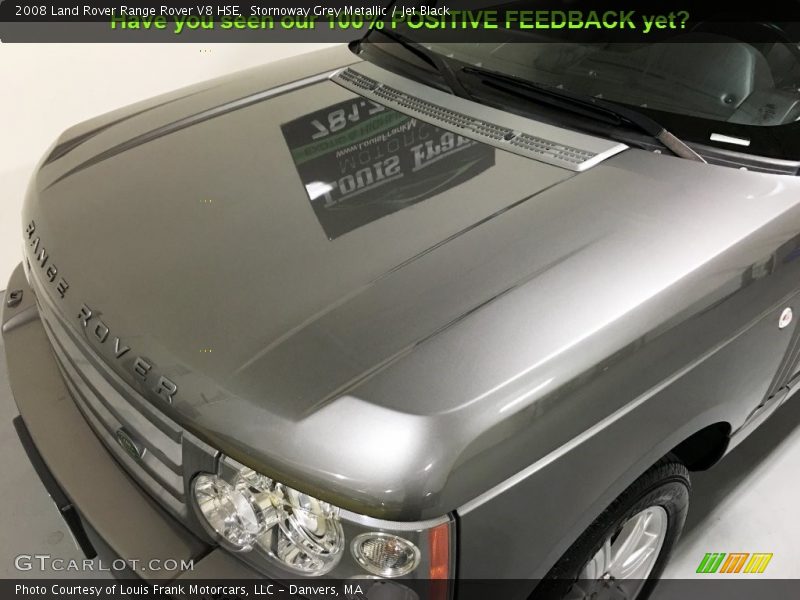 Stornoway Grey Metallic / Jet Black 2008 Land Rover Range Rover V8 HSE