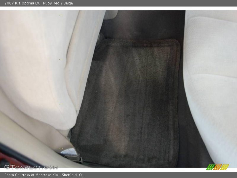Ruby Red / Beige 2007 Kia Optima LX