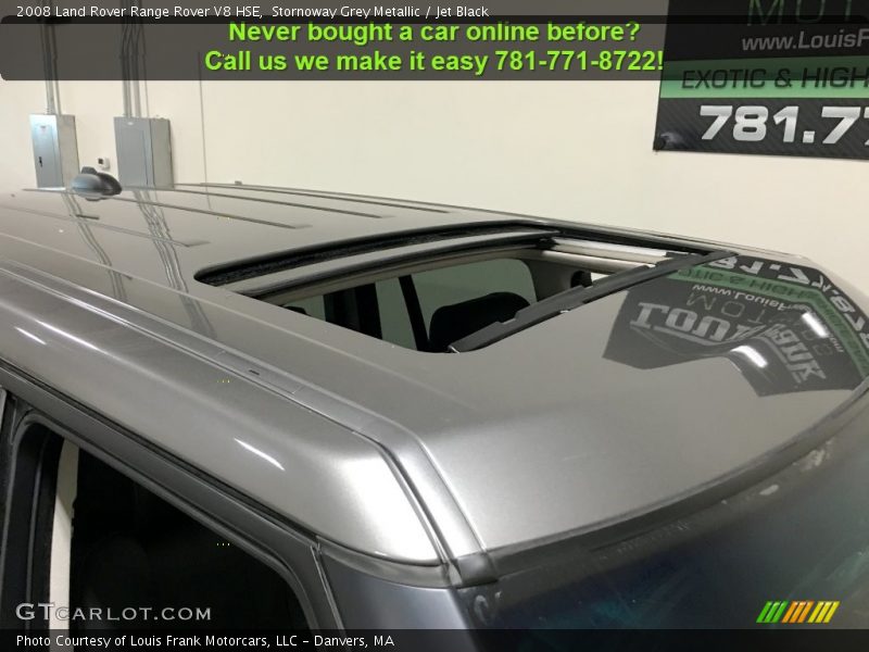 Stornoway Grey Metallic / Jet Black 2008 Land Rover Range Rover V8 HSE