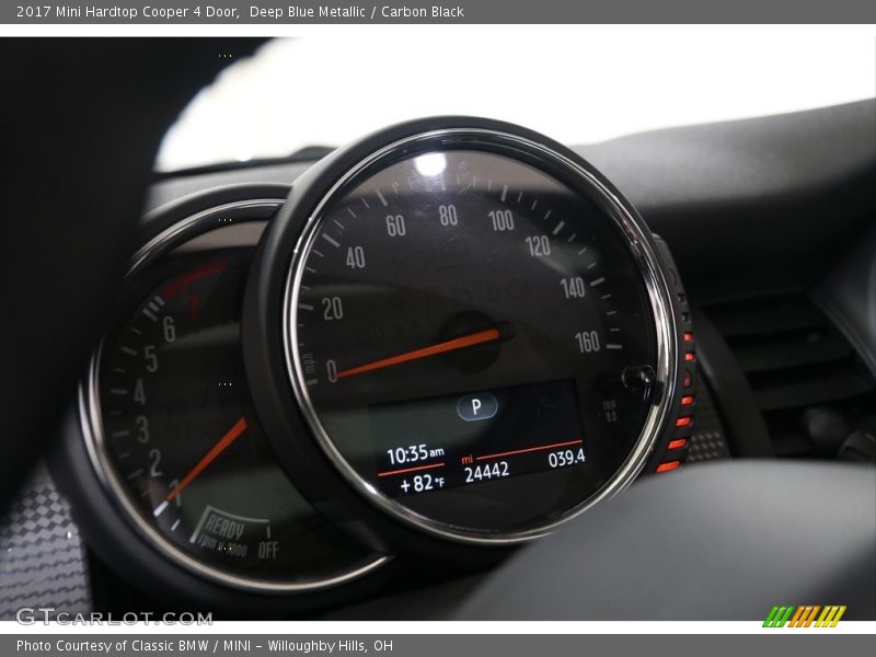 Deep Blue Metallic / Carbon Black 2017 Mini Hardtop Cooper 4 Door
