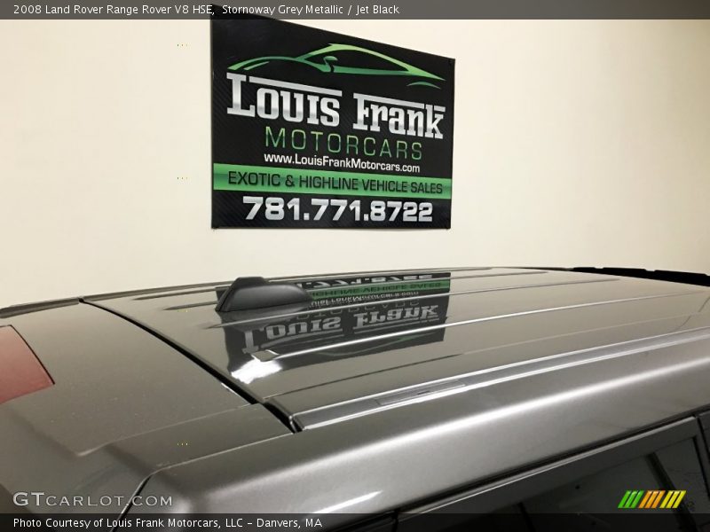 Stornoway Grey Metallic / Jet Black 2008 Land Rover Range Rover V8 HSE