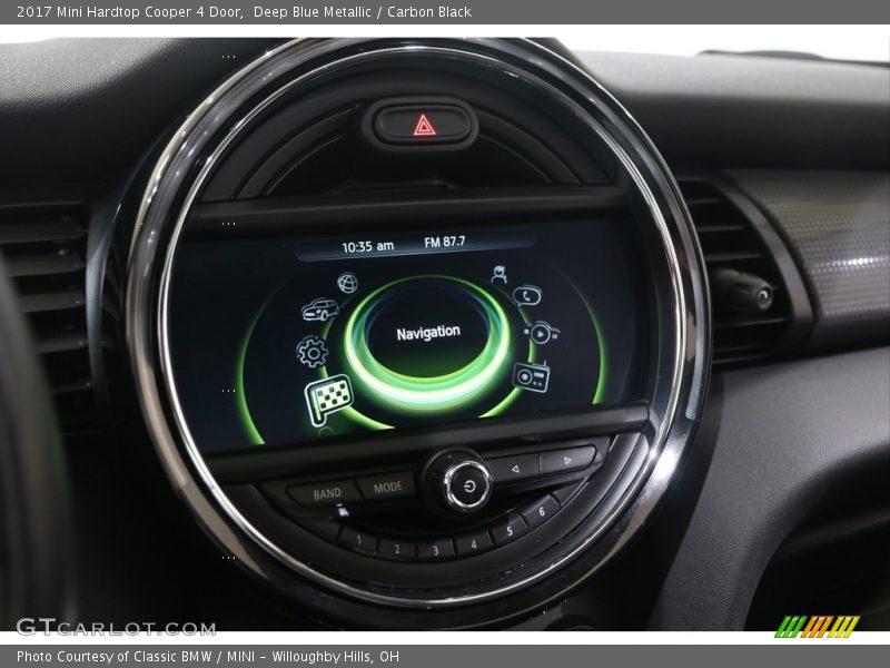 Deep Blue Metallic / Carbon Black 2017 Mini Hardtop Cooper 4 Door