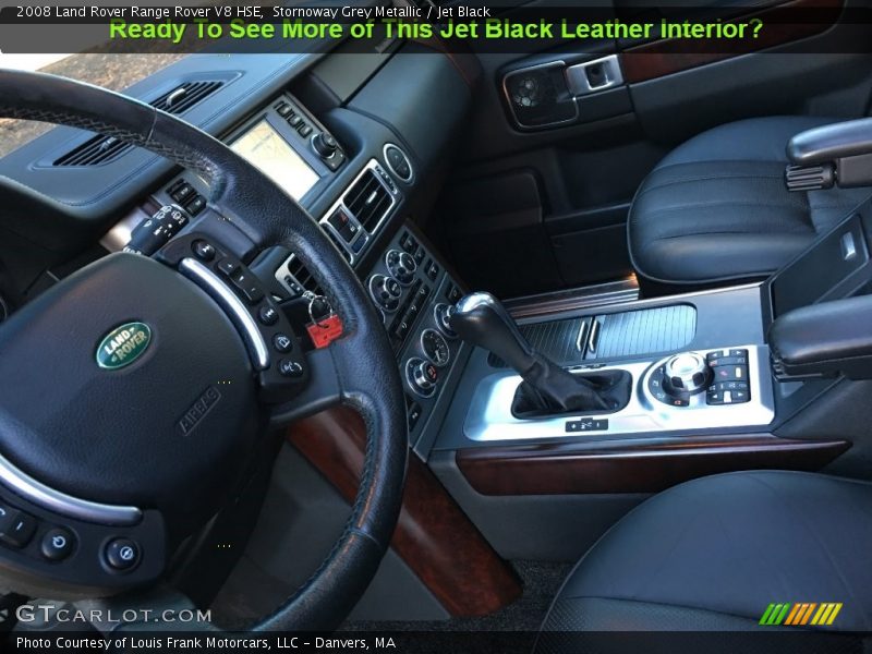 Stornoway Grey Metallic / Jet Black 2008 Land Rover Range Rover V8 HSE