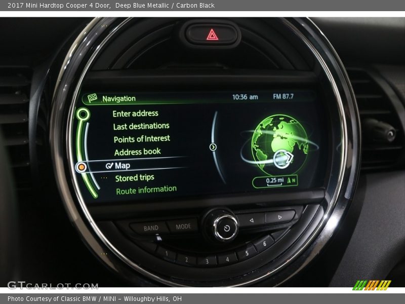 Deep Blue Metallic / Carbon Black 2017 Mini Hardtop Cooper 4 Door