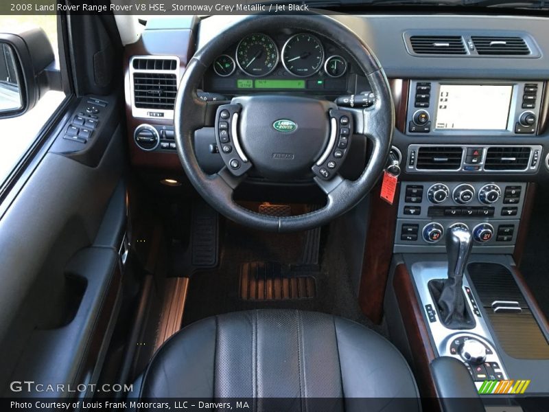 Stornoway Grey Metallic / Jet Black 2008 Land Rover Range Rover V8 HSE