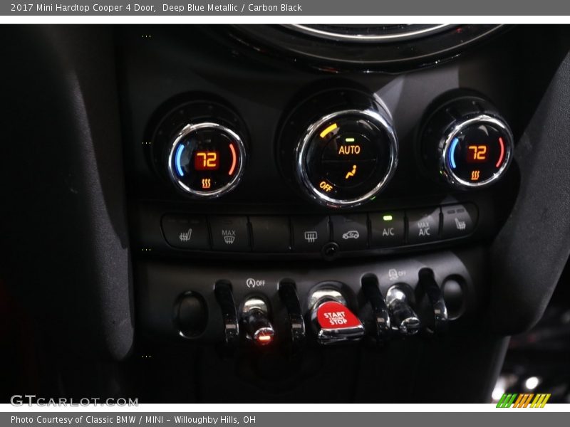 Deep Blue Metallic / Carbon Black 2017 Mini Hardtop Cooper 4 Door