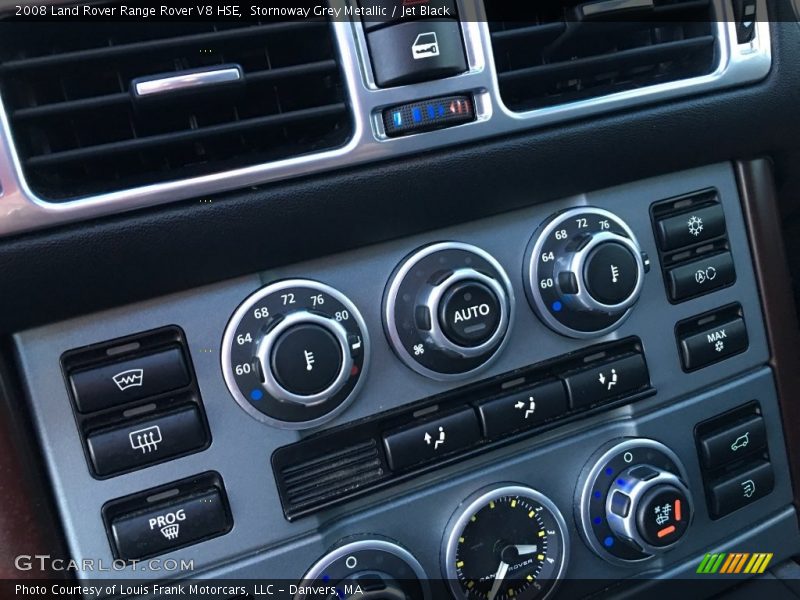 Controls of 2008 Range Rover V8 HSE