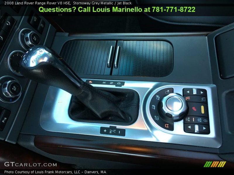 Stornoway Grey Metallic / Jet Black 2008 Land Rover Range Rover V8 HSE