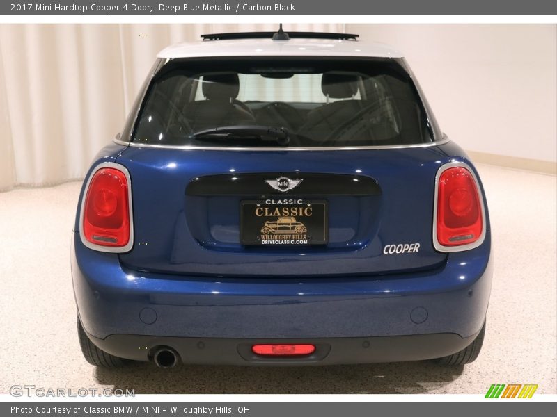 Deep Blue Metallic / Carbon Black 2017 Mini Hardtop Cooper 4 Door