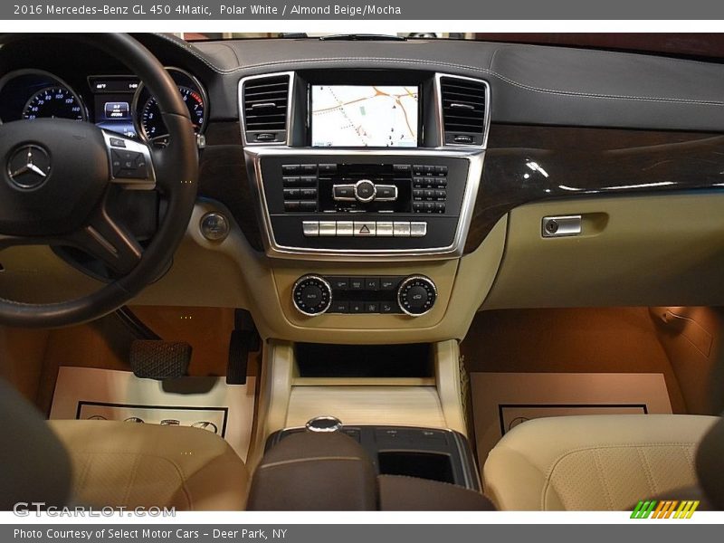 Polar White / Almond Beige/Mocha 2016 Mercedes-Benz GL 450 4Matic