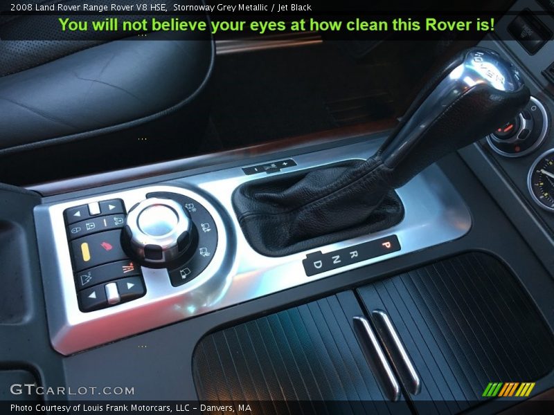 Stornoway Grey Metallic / Jet Black 2008 Land Rover Range Rover V8 HSE