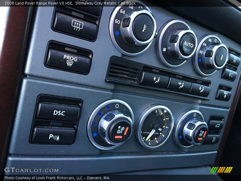 Stornoway Grey Metallic / Jet Black 2008 Land Rover Range Rover V8 HSE