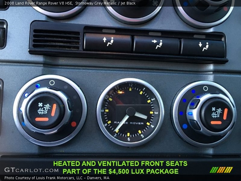 Stornoway Grey Metallic / Jet Black 2008 Land Rover Range Rover V8 HSE