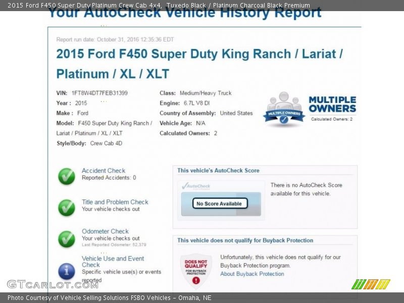 Tuxedo Black / Platinum Charcoal Black Premium 2015 Ford F450 Super Duty Platinum Crew Cab 4x4