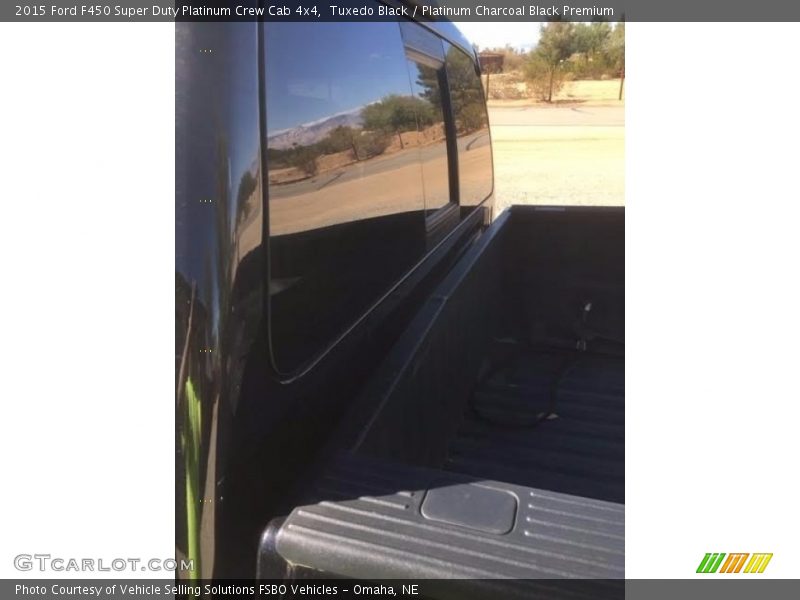 Tuxedo Black / Platinum Charcoal Black Premium 2015 Ford F450 Super Duty Platinum Crew Cab 4x4